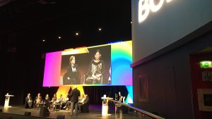 Kate onstage at BCLA 2015